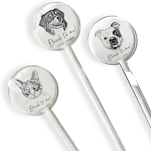 Selected Custom Wedding Dog Stir Sticks Powerful