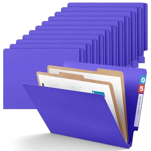 Professional 24 Pack Classification Folders 24 Count Refined