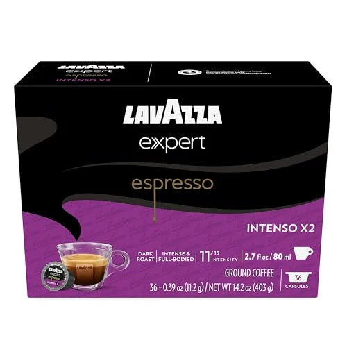Original Expert Espresso Intenso Double Shot Capsules 36 Count Solid