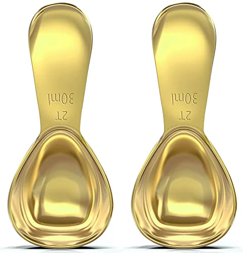 Fast Stainless Steel Coffee Scoop Set 2 Count Exceptional