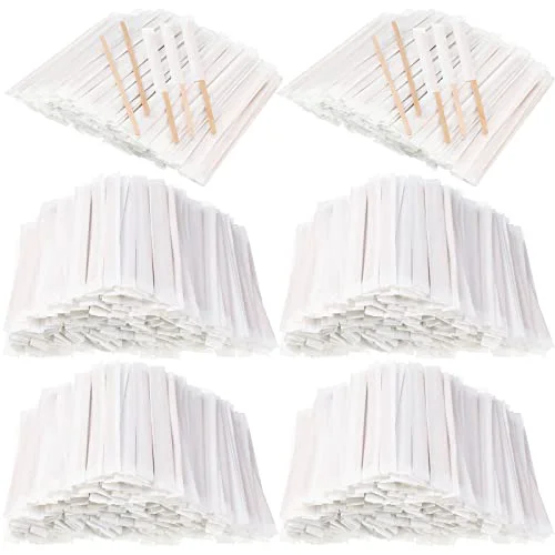 Innovative 2000 Pcs Individually Wrapped Wooden Coffee Stirrers Functional