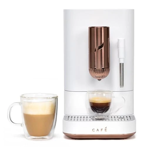 Specialty Cafe Affetto Automatic Espresso Machine Milk Frother with Built In Adjustable Espresso Bean Grinder Artisan