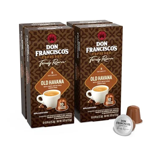 Premium Material Old Havana Espresso Capsules 40 Count Expertly Made