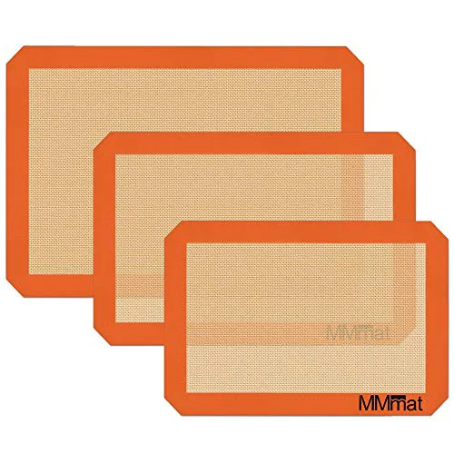 Expertly Made German Silicone Baking Mat 3 Count World-Class