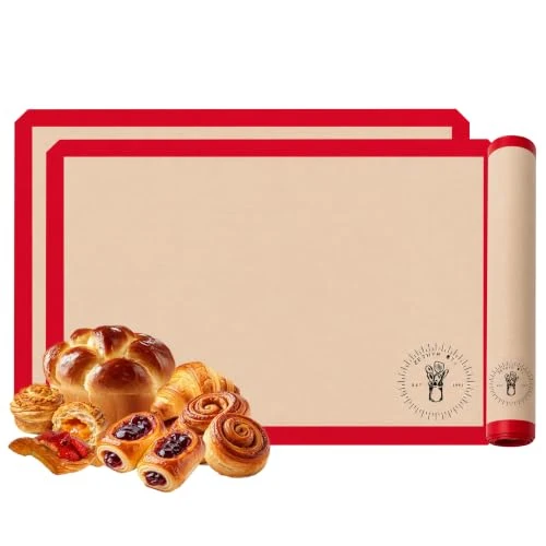 Effective Silicone Baking Mats 2 Baking Mats Smooth
