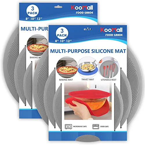 User-Friendly Pack 2 KooMall 12 10 8 Inch Multi 2 Count Refined