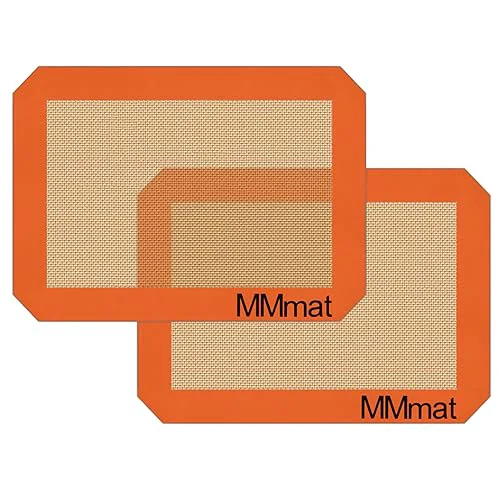 Soft German Silicone Baking Mat 2 Count Luxury