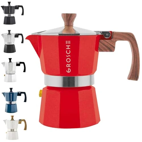 Dependable Milano Stovetop Espresso Maker Moka Pot 3 espresso Cup Powerful