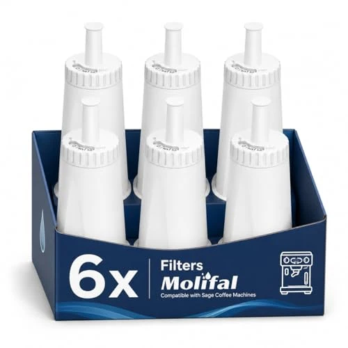 Fine Crafted 6 Pack Water Filter for Breville Espresso Machine Barista Pro BES878 6 Count Quality