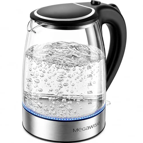 Traditional Electric Glass Kettle with Auto Shut Quality