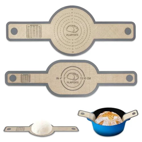 Versatile Silicone Bread Sling Dutch Oven Liner 2 Count Proven