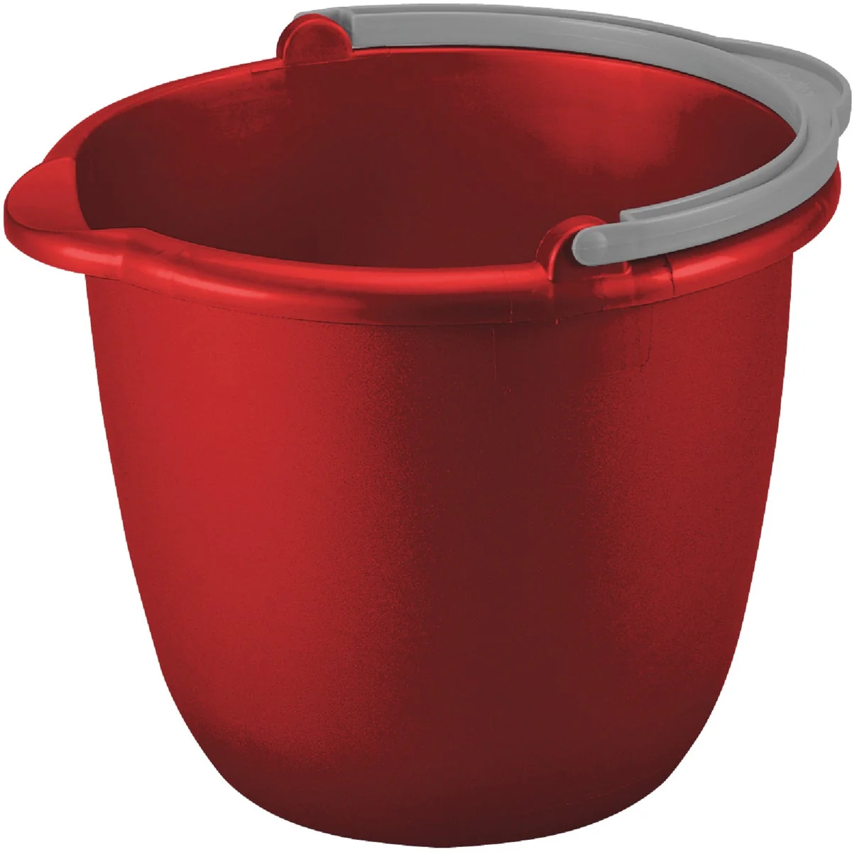 Sophisticated Sterilite 10 Qt. Red Classic Spout Bucket Consistent