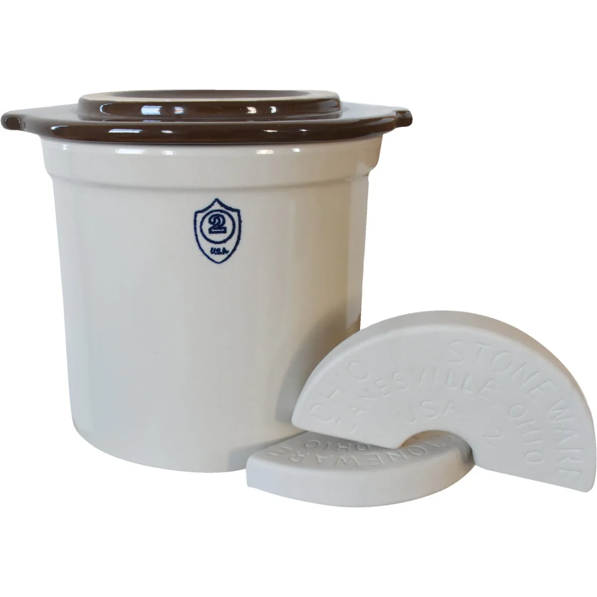 Pure Ohio Stoneware 2 Gal. Fermentation Set 3-Piece Specialty