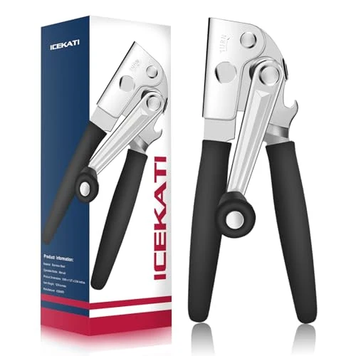 Natural Can Opener Manual Heavy Duty for Large Cans Convenient