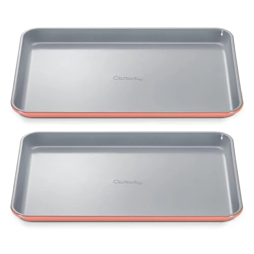 Certified Non Stick Ceramic Medium Baking Sheet Duo 2 Count Innovative