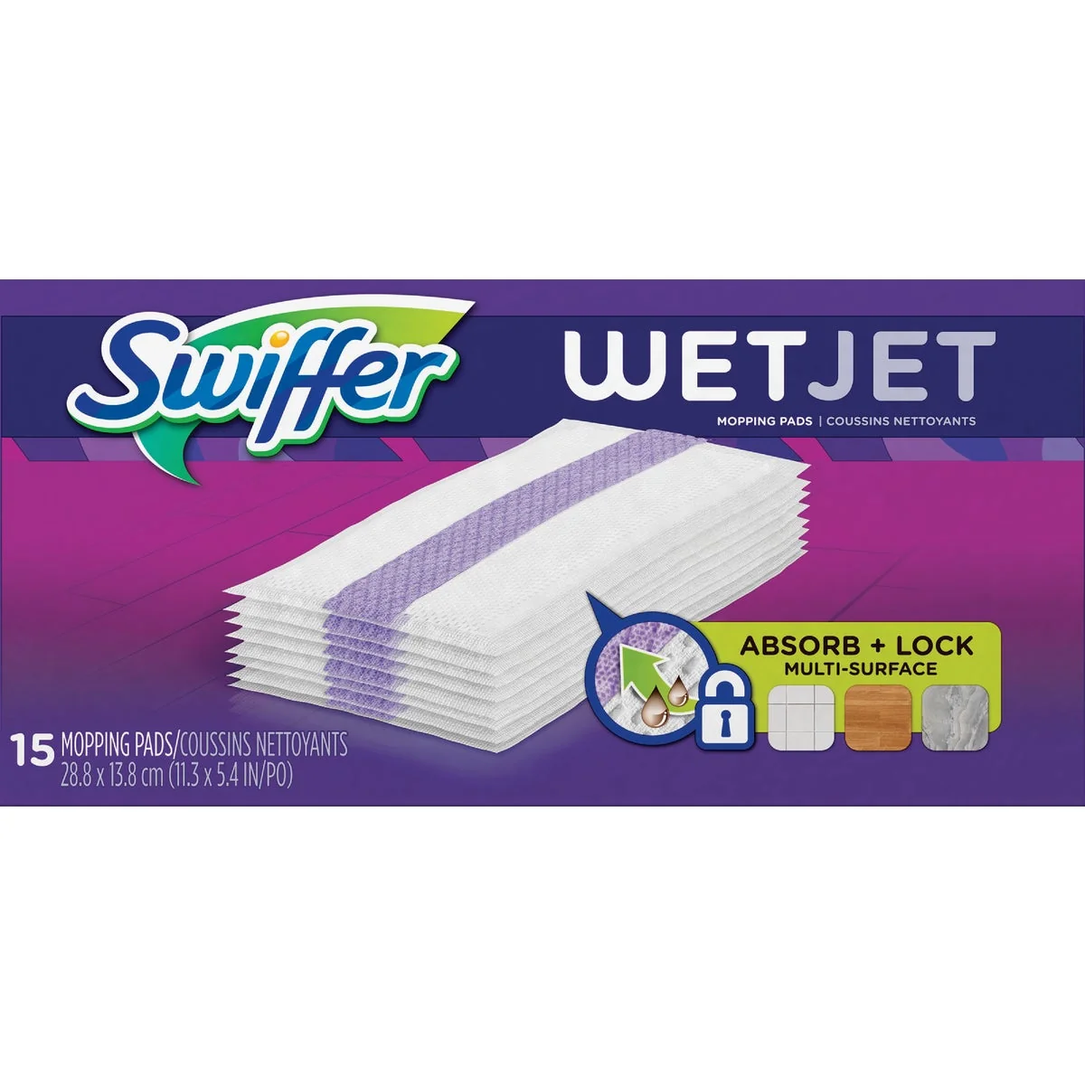 Powerful Swiffer WetJet Wet Cloth Mop Refill 15-Count Fine Crafted