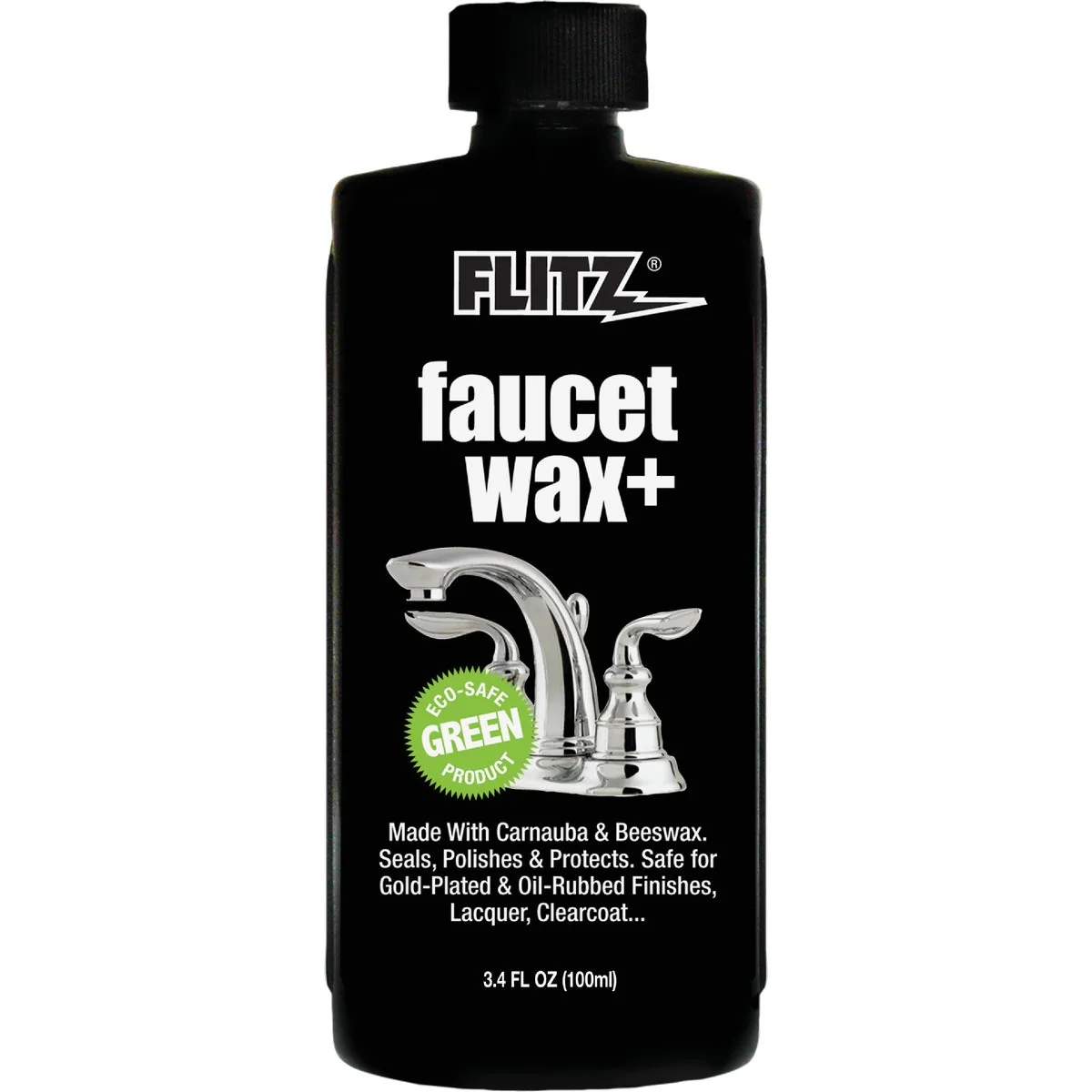 Smooth Flitz 3.4 Oz. Faucet Wax Metal Polish First-Class