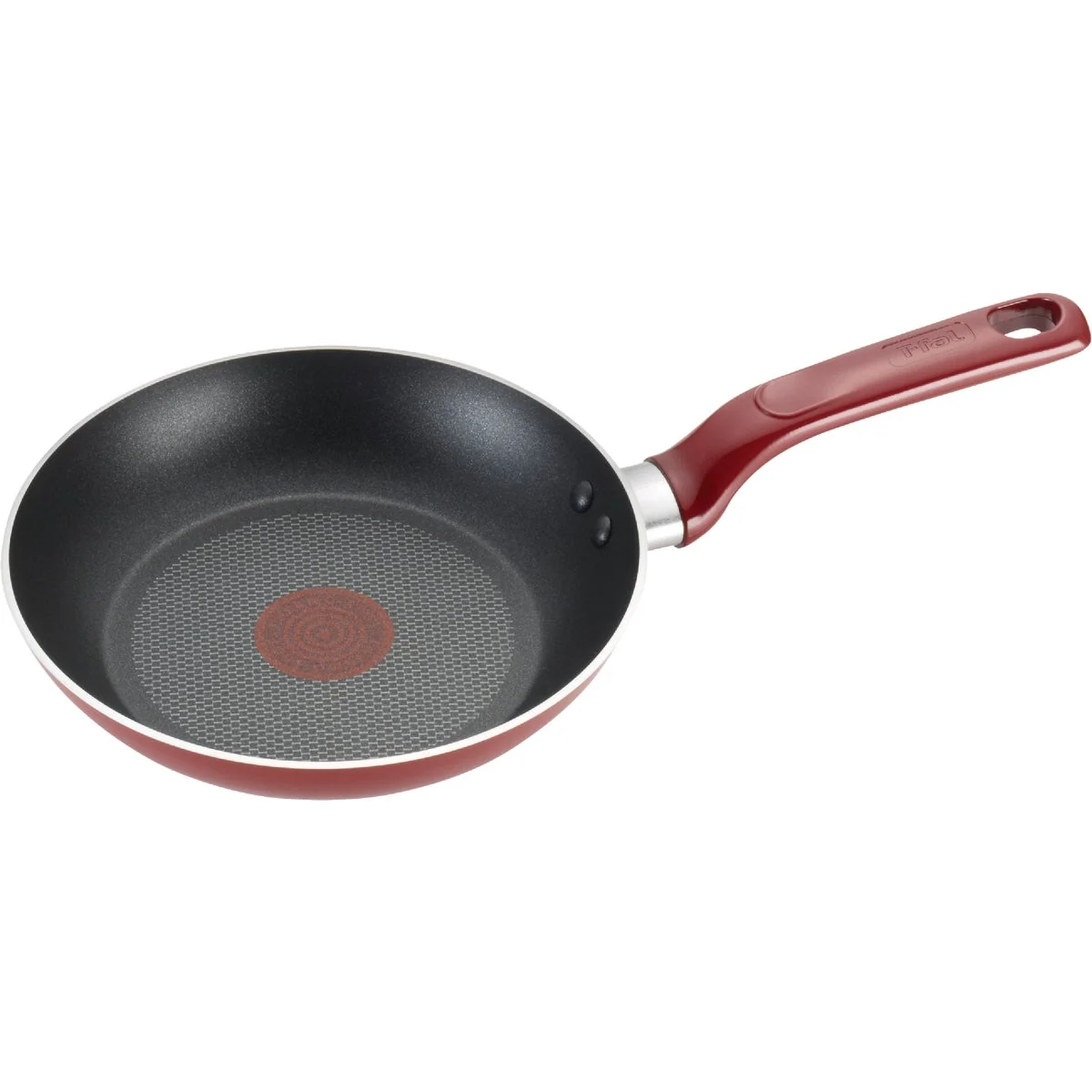 Contemporary Excite 12 In. Red Non-Stick Fry Pan Fine