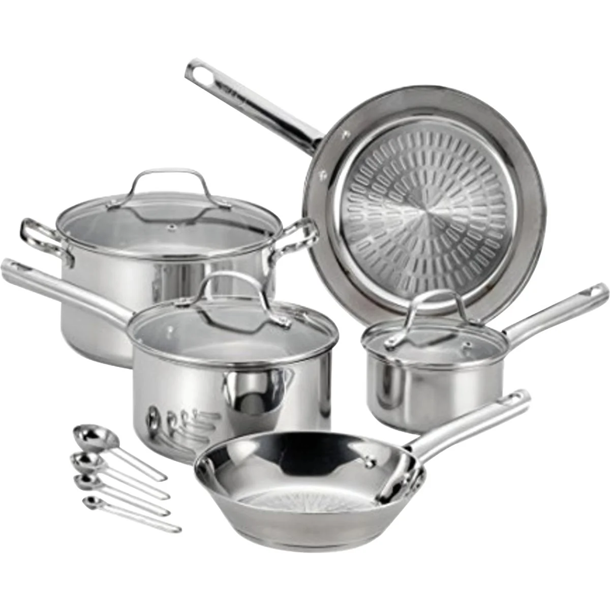 Certified Performa Stainless Steel Cookware Set 12-Piece Optimized