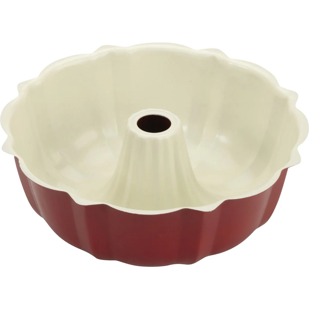 Carefully Designed GoodCook 9-1 2 In. Dia. x 3-1 4 In. D. Fluted Non-Stick Bundt Cake Pan Soft