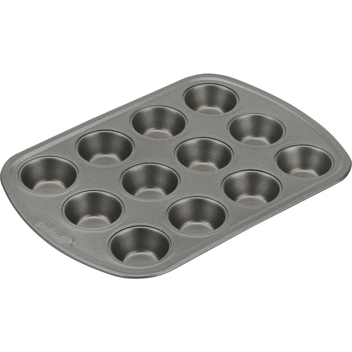 Comfortable GoodCook 12-Cup Mini Non-Stick Muffin Pan Artisan