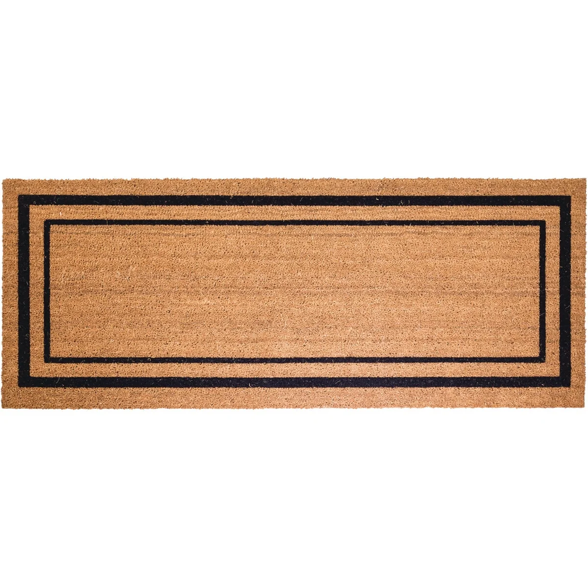Fine Crafted Americo Home Tan 24 In. x 60 In. Coir Vinyl Door Mat Environmentally Friendly