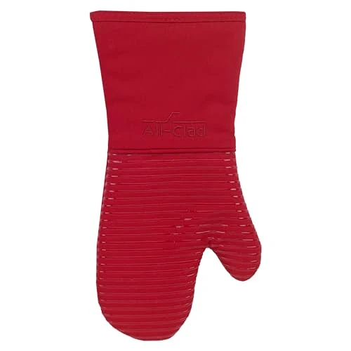 Convenient All Clad Silicone Oven Mitt Natural