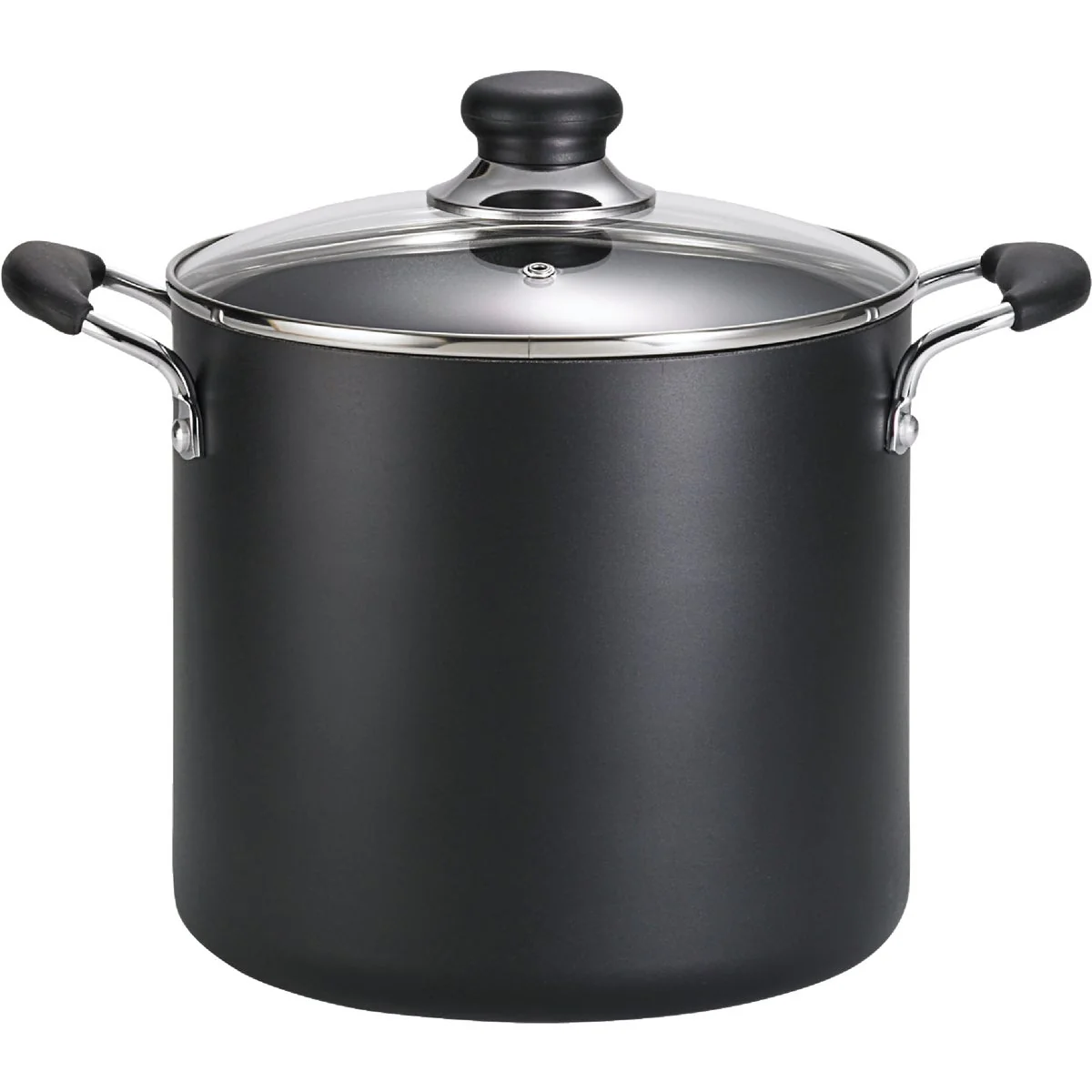 Unique Specialty 8 Qt. Non-Stock Black Stockpot Relaxed