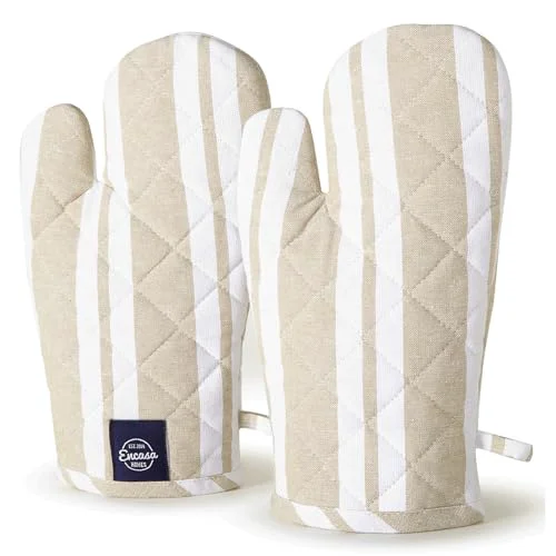 Secure Oven Mitts Heat Resistant Kitchen Gloves 2 count Reliable