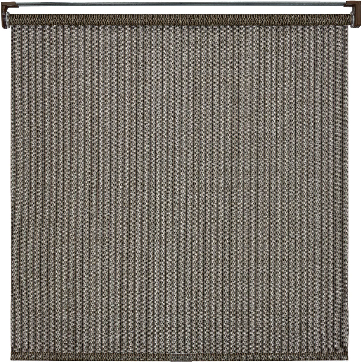 Comfortable Home Impressions 48 In. x 72 In. Brown Fabric Indoor Outdoor Cordless Roller Shade Environmentally Friendly