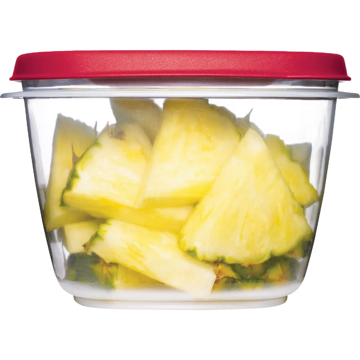 Proven Rubbermaid Easy Find Lids 7 C. Clear Round Food Storage Container Stylish