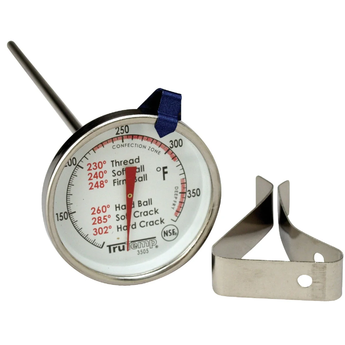 User-Friendly Taylor TruTemp Candy Deep Fryer Kitchen Thermometer Detailed