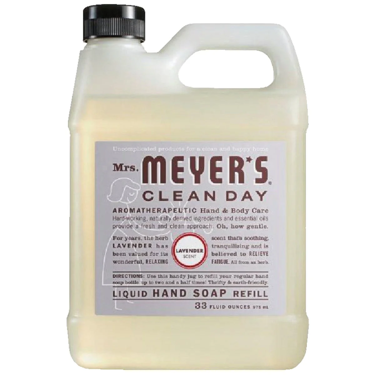 Carefully Designed Mrs. Meyer’s Clean Day 33 Oz. Lavender Liquid Hand Soap Refill Modern
