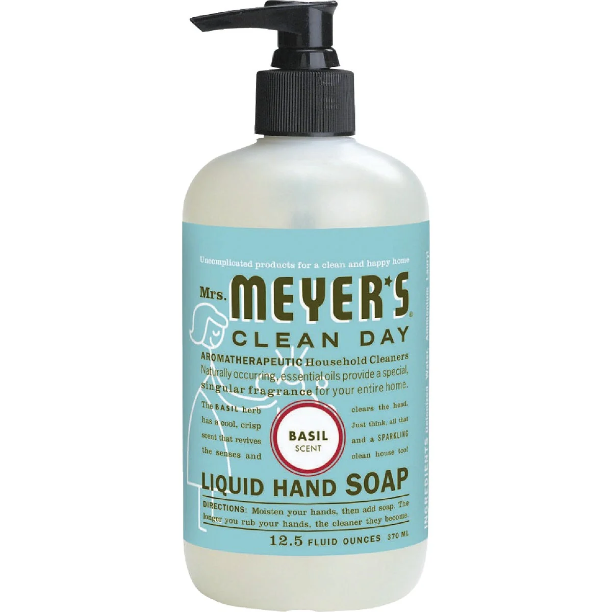 Eco-Friendly Mrs. Meyer’s Clean Day 12.5 Oz. Basil Liquid Hand Soap Soft