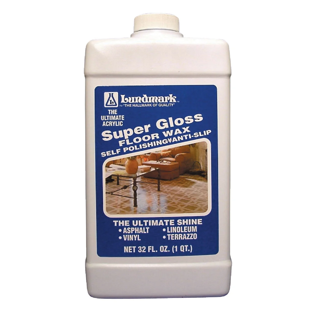 Exceptional Lundmark 32 Oz. Super Gloss Floor Wax World-Class