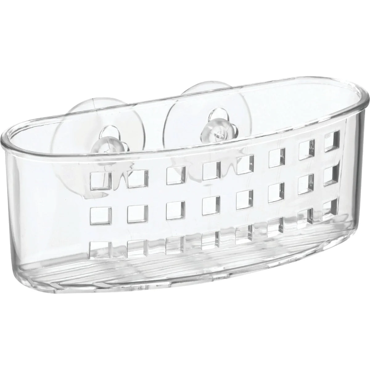 High-Performance InterDesign Sinkworks Clear Suction Scrubber Sponge Holder Eco-Friendly