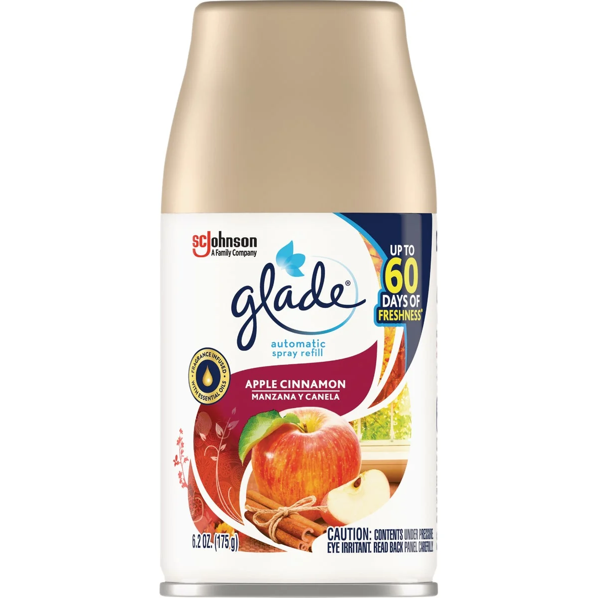 Functional Glade 6.2 Oz. Apple Cinnamon Automatic Spray Refill Fast
