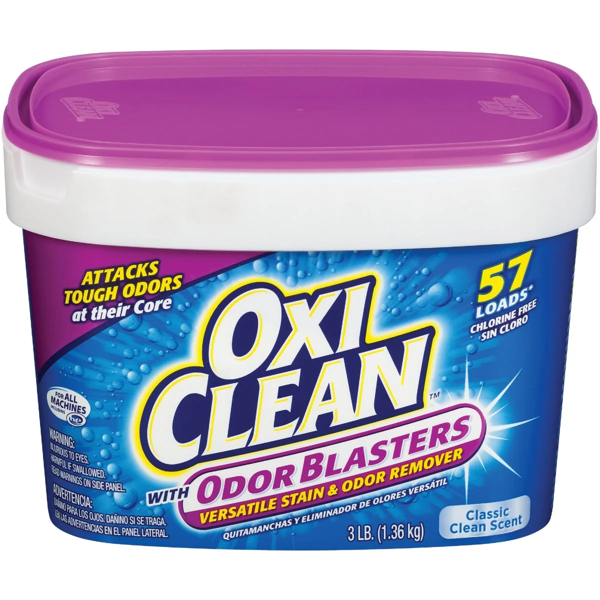 Advanced OxiClean 3 Lb. Odor Blasters Versatile Laundry Stain Odor Remover Healthy