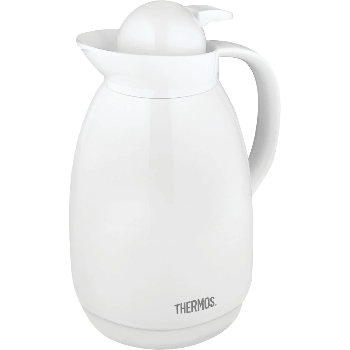 Fashionable Thermos White Vacuum Insulated Glass Carafe Trendy