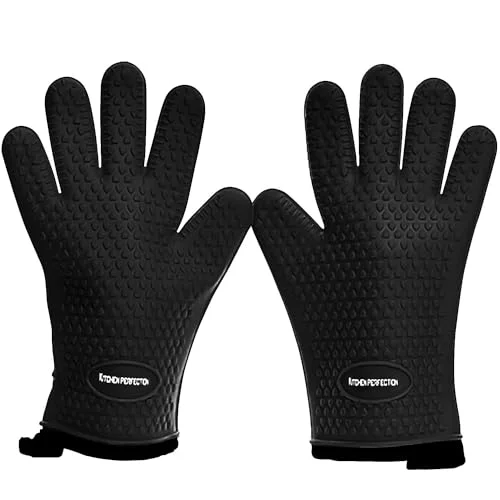 Responsible Silicone Smoker Oven Gloves 2 Count Elegant
