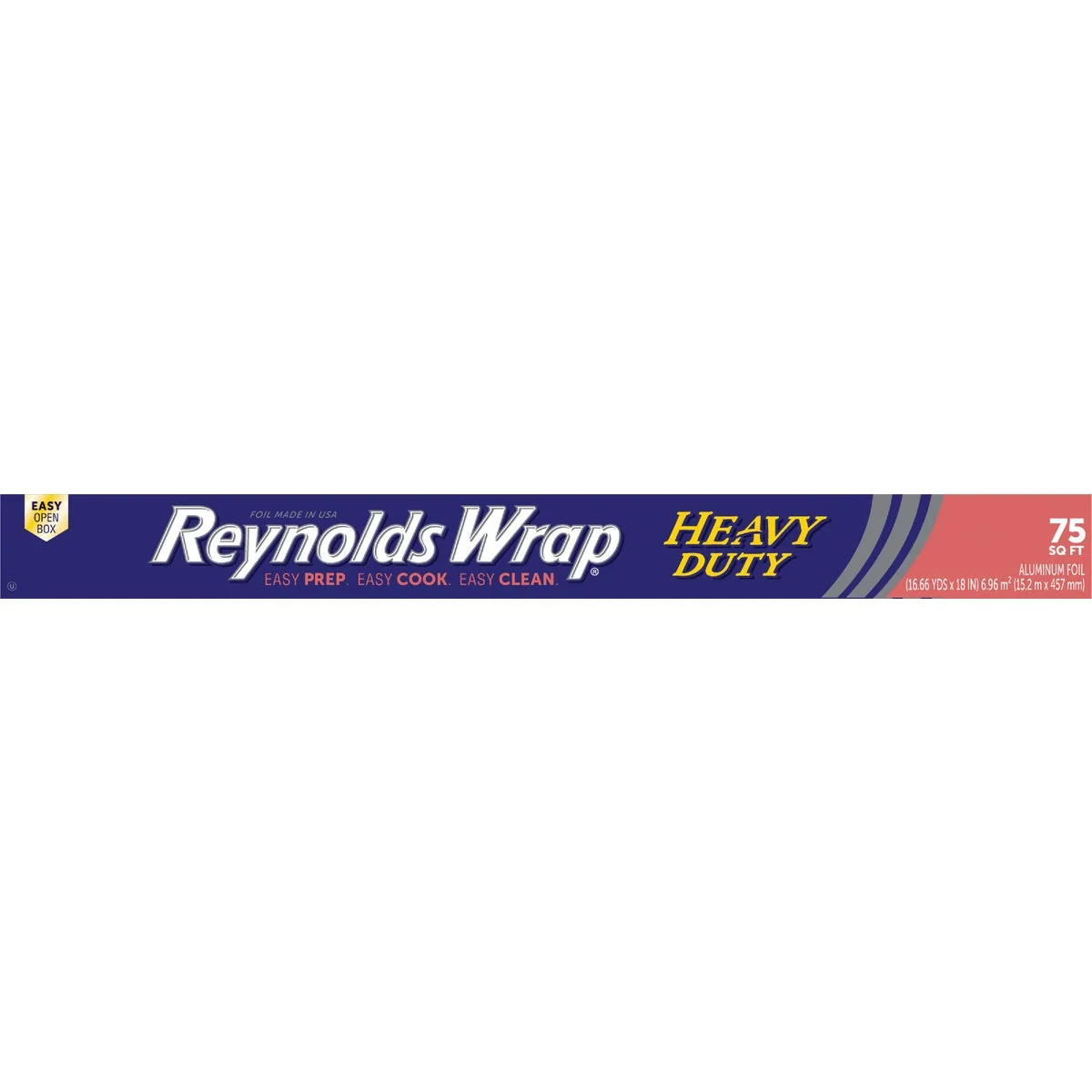 Easy-to-Use Reynolds Wrap 75 Sq. Ft. Heavy-Duty Aluminum Foil High-Performance