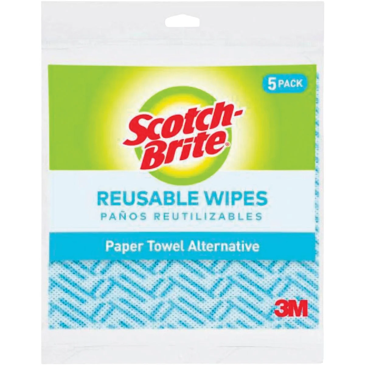 Healthy Scotch-Brite Reusable Cleaning Wipes 5-Count Smooth