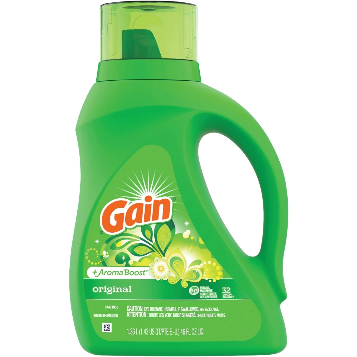 Elegant Gain Aroma Boost 46 Oz. 32 Load Scent HE Liquid Laundry Detergent Specialty