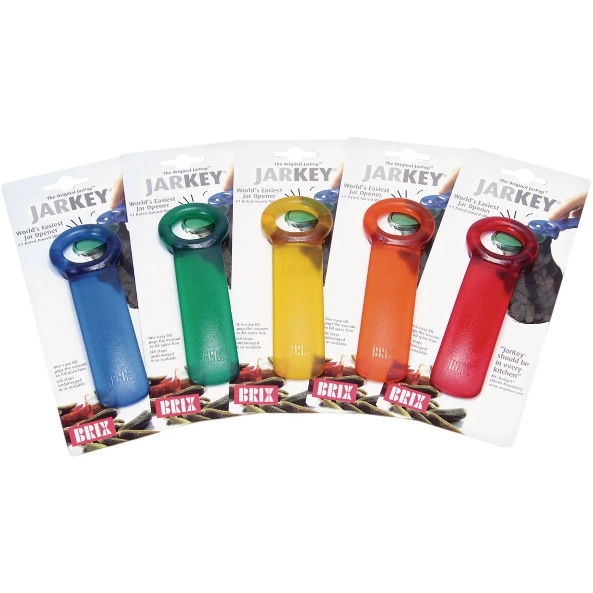 Verified JarKey JarPop Vacuum Breaker Lid Turner and Jar Opener Fast