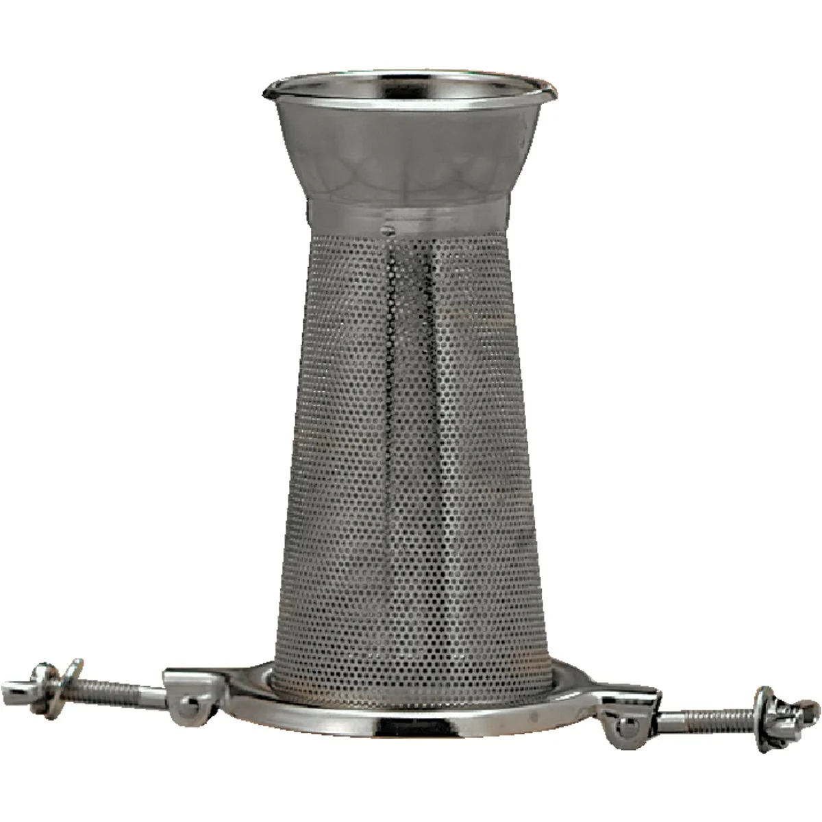 Durable Sauce Master 6 In. x 3.5 In. Vegetable Fruit Strainer – Berry Strainer Screen Organic