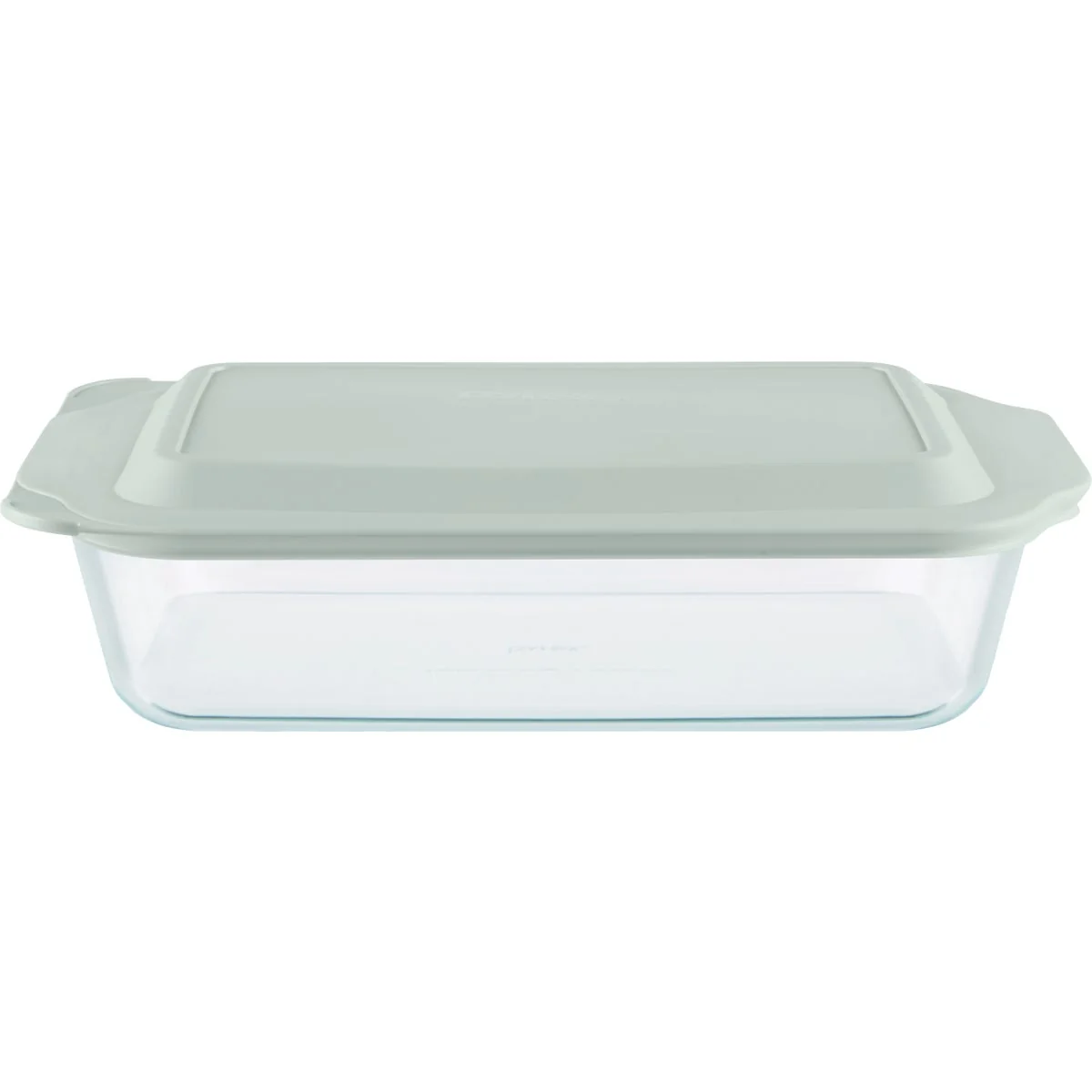 Relaxed Pyrex 9 In. x 13 In. x 3 In. Glass Deep Baking Dish with Sage Lid Green