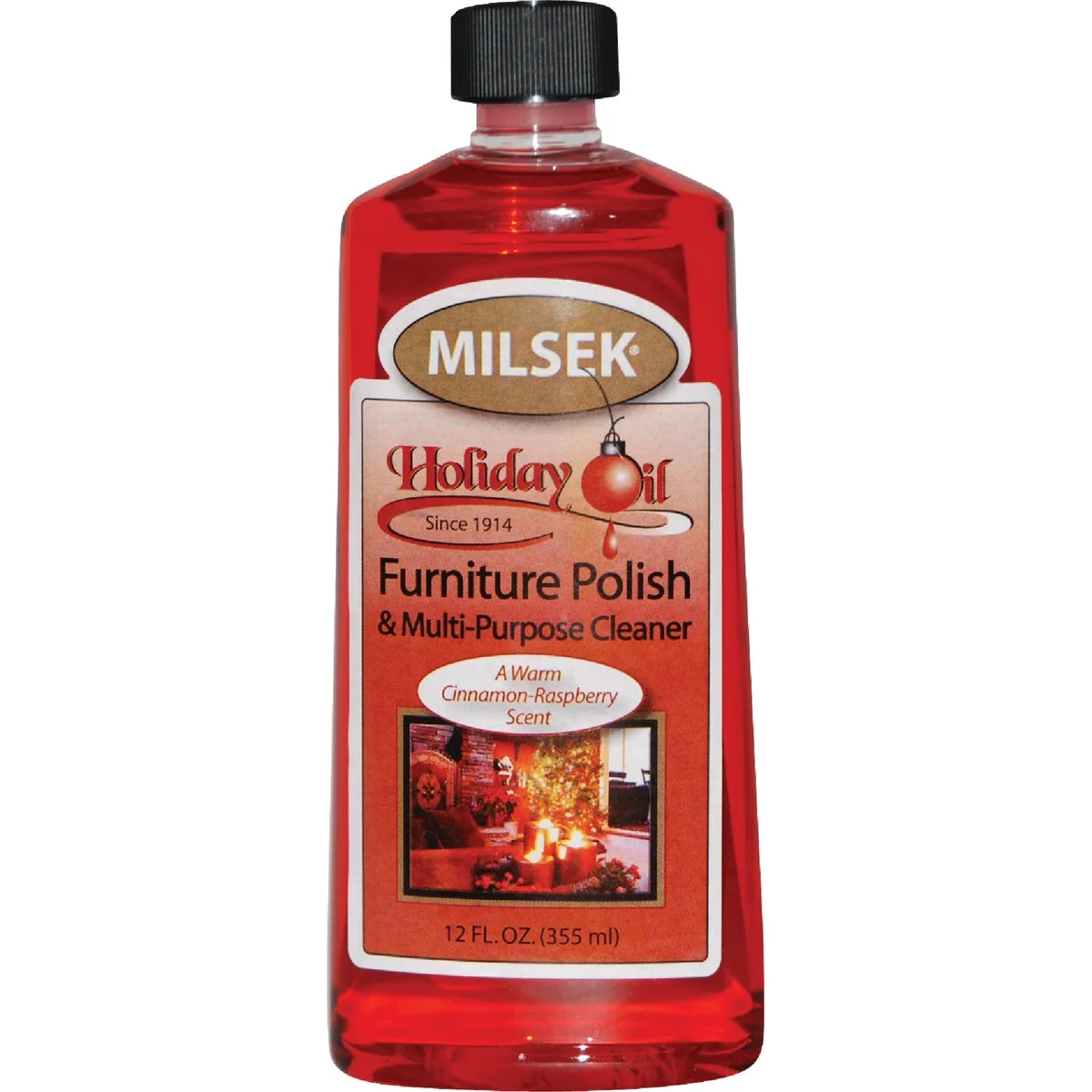 High-End Milsek 12 Oz. Cinnamon Raspberry Furniture Polish Cleaner Lightweight