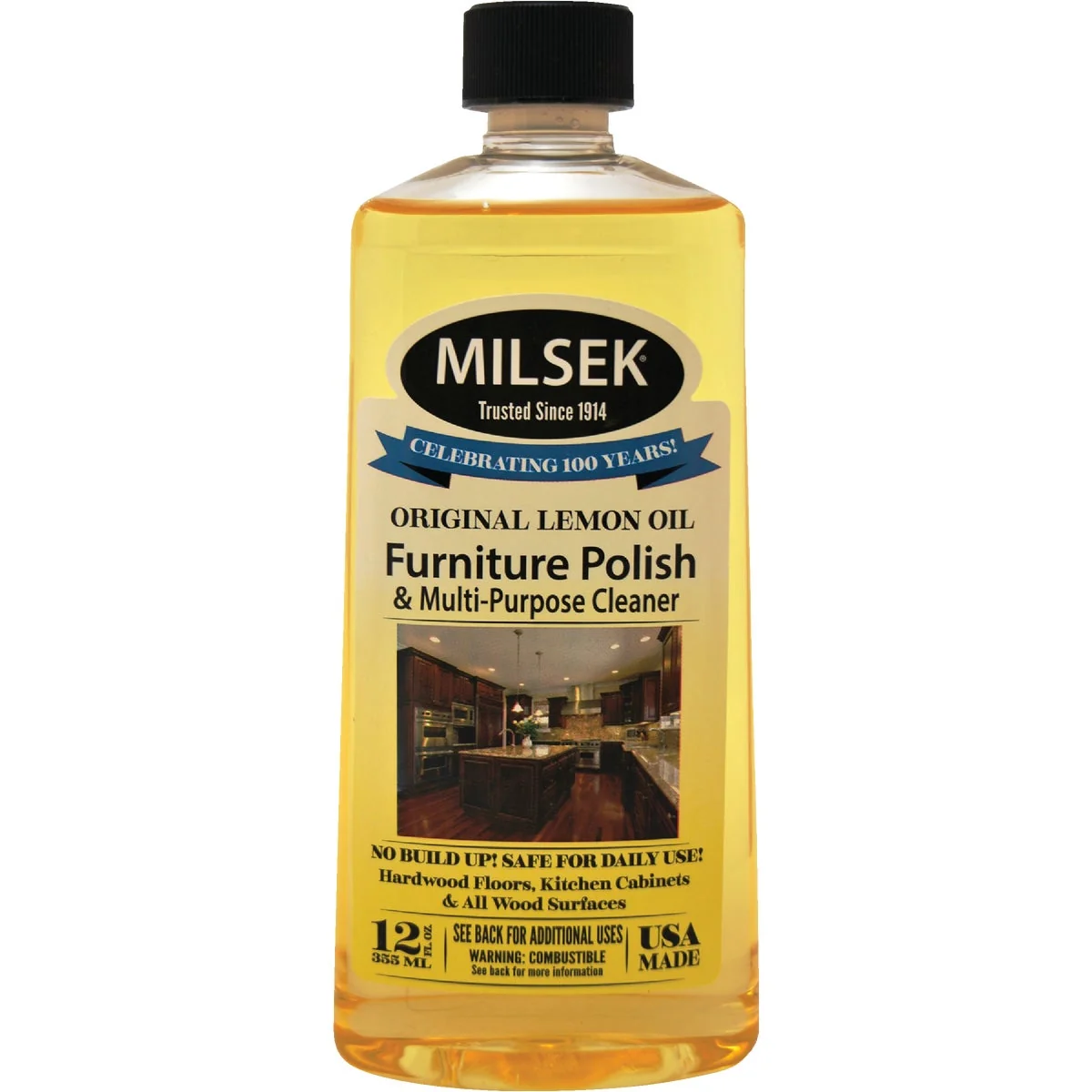 Sustainable Milsek 12 Oz. Lemon Furniture Polish Cleaner Unique