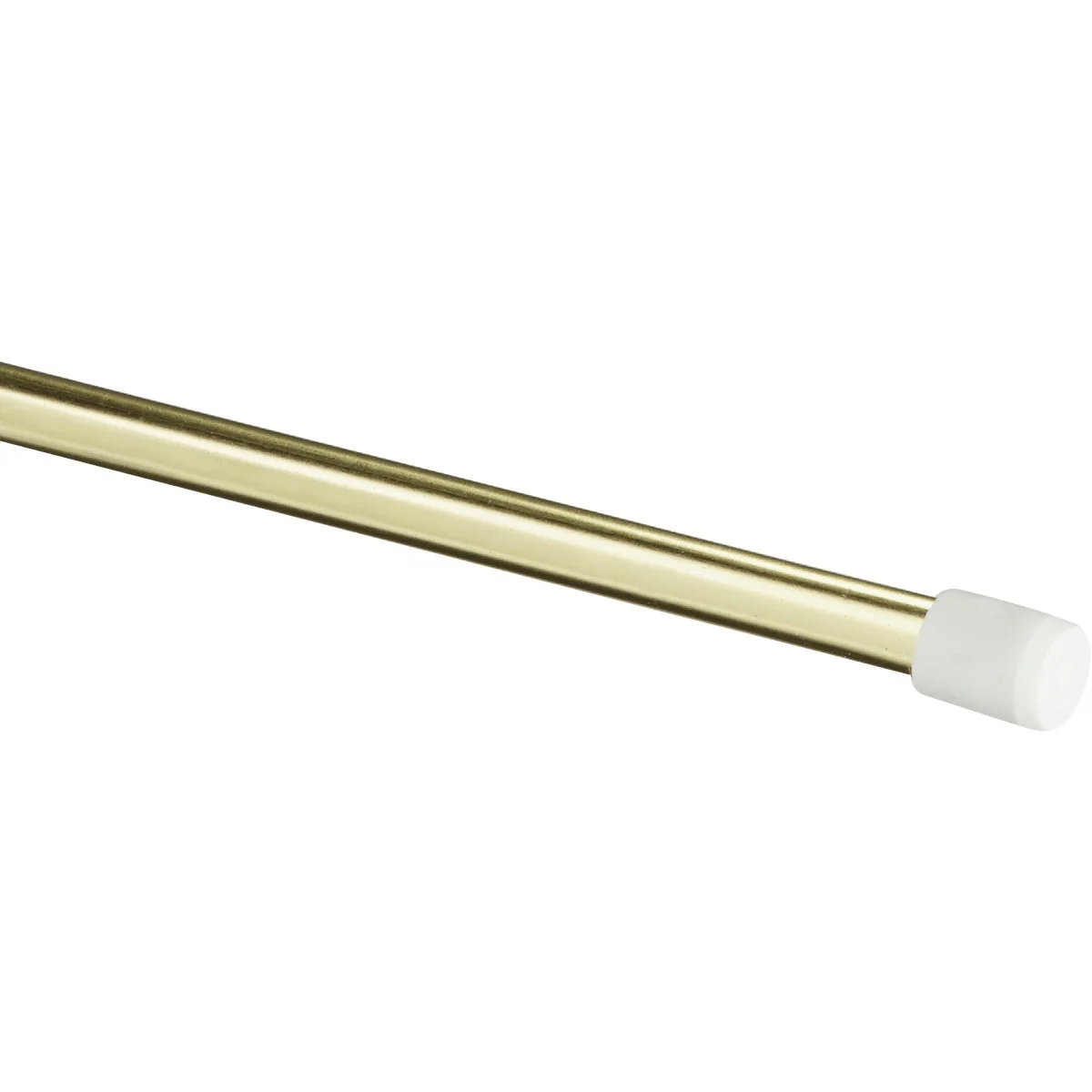 Next-Generation Kenney Strafford 18 In. To 28 In. 7 16 In. Spring Tension Rod Brass Green