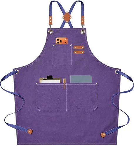 Smart Chef Aprons for Men Women with Oversized Pockets First-Class